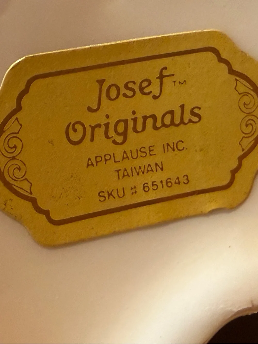 vintage 10-year-old birthday figurine by Josef Originals Birthday Cake Topper